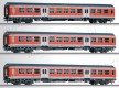 3 x Halberstadt 4 os. ep.V DB AG, H0, Tillig 74186