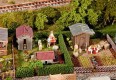 2 x Ogródek działkowy z szopkami narzędziowymi, H0, Faller 180494