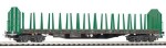 Platforma do transportu drewna Roos RENFE, H0, PIKO 95960