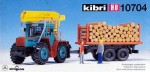Traktor Mercedes Benz z dźwigiem i przyczepą, H0, Kibri 10704