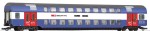 Wagon piętrowy 4 os. 2 kl. S-Bahn Zürich SBB, H0, Tillig 73806