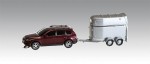 Car System VW Touareg mit Pferdeanhänger (Wiking), H0, Faller 161550