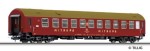 Wagon sypialny 4 os. „Mitropa“ Typ Y, ep. V DB AG, H0, Tillig 74800