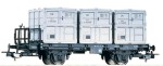 Wagon towarowy z pojemnikami BT91 ep. III DR, H0, PIKO 54420