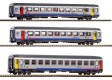 3x osobowy 2 kl. Bourgogne SNCF ep. VI, H0, PIKO 58639