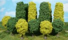 Drzewka alejowe 4 x 6-7 cm ciemnozielone, Heki 1030