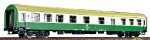 Wagon pasażerski 4 os. 2 kl z częścią bagażową Halberstadt DR, H0, Tillig 74420