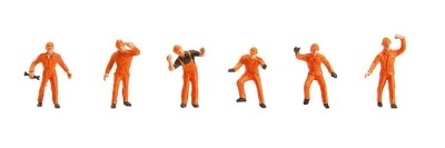 Faller 151074 - Personel kolejowy do pracy manewrowej, 6 figurek