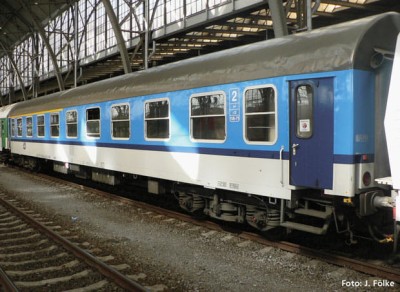 Tillig 74782 - Pasażerski 4 os. 1/2 kl, Typ Y/B 70, ČD, H0