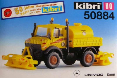 Kibri 50884 - Unimog Kramer do naprawy podłoża