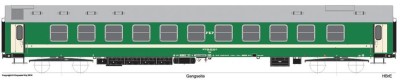Służbowy wagon sypialny typ Y, PKP ep.V, H0, Tillig H003