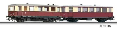 Jednostka CvT 135 z doczeą CPost v-36 ep. II DRG, H0, Tillig 74193