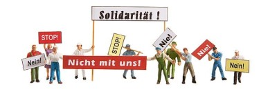 Faller 153043 - Demonstranci 10 figurek, H0