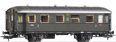 Pasażerski 2 os. ep.II Bi 31 DRG, H0, Tillig 74785