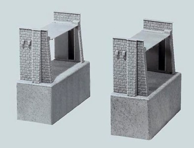 2 filary wiaduktu - przyczółki, H0, Faller 120489