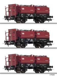 3 wagony kubełkowe ep.II DRG, H0, Tillig 74190
