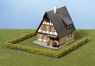 Żywopłot 7 kawałków, jasny, 63 cm, N, TT, H0, Heki 1183