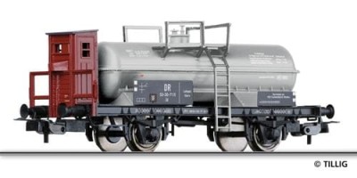 Cysterna 2 os. z budką ep. III DR, H0, Tillig 76563
