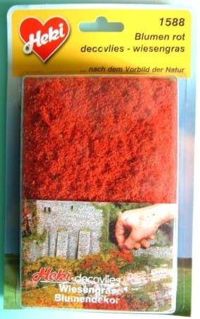 Siateczka czerwonych kwiatów - mata, Heki 1588