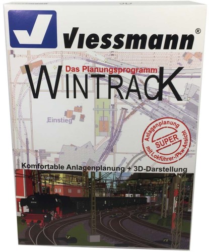 Program do projektowania makiet WinTrack wersja 14.0, j. niemiecki, Viessmann 1006