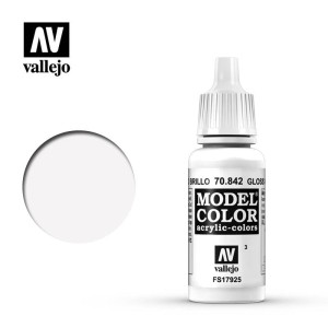 Farba akrylowa Model color 003 Gloss White 17ml, Vallejo 70842