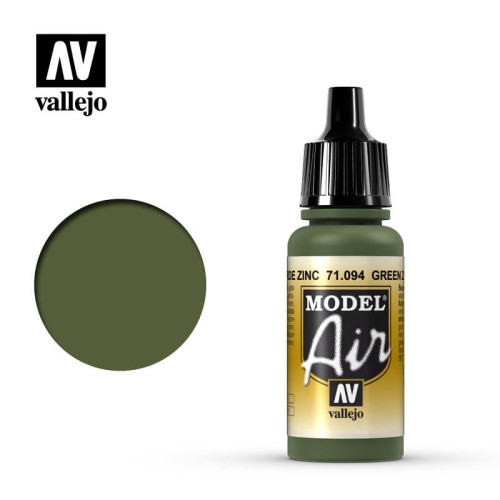 Farba akrylowa Model Air Green Zinc Chrom 17ml, Vallejo 71094