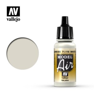Farba akrylowa Model Air White Grey 17ml, Vallejo 71119