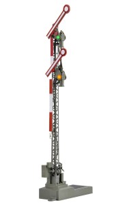 Semafor kształtowy 2-ramienny, Hp0, Hp2, z dekoderem DCC, skala H0, Viessmann 4701