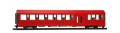 Wagon osobowy B 573 02 AGZ Mittelwagen RhB ep. VI, H0m, BEMO 3298131