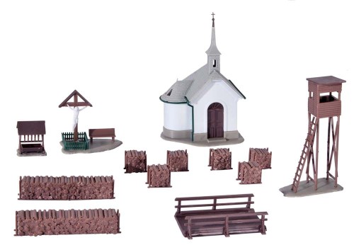 Kapliczka z akcesoriami, skala H0, Kibri 39780