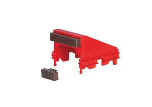 Kozioł oporowy RhB czerwony, skala G, LGB 10316