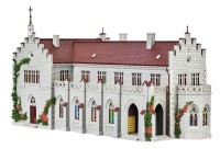 Klasztor z cmentarzem, skala H0, Vollmer 43860