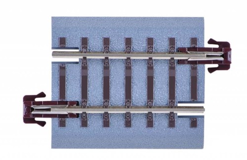 Tor prosty BG5 36.5 mm podkłady brązowe na podsypce, H0m, Tillig 83716