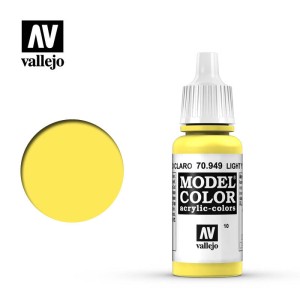 Farba akrylowa Model color 010 Light Yellow, 17ml, Vallejo 70949