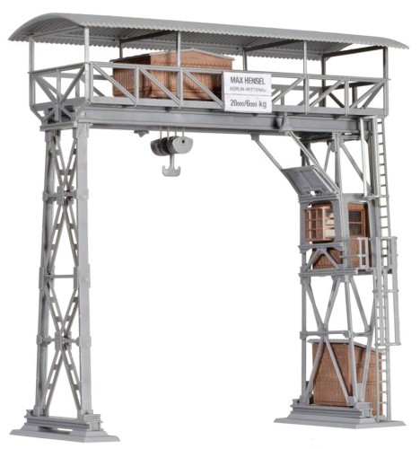 Bramowy żuraw załadunkowy, skala H0, Kibri 39316