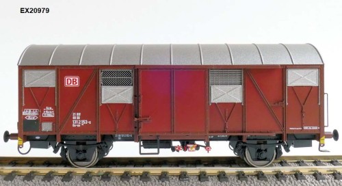 Wagon kryty 2 os. Gs-uv DB AG ep. V, skala H0, Exact-train EX20979