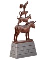 4 Muzykantów z Bremy - statuetka, skala H0, Vollmer 48287
