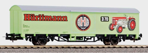Wagon kryty Hürlimann Traktoren SBB ep. IV, skala H0, PIKO 58799