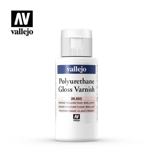 Lakier bezbarwny poliuretanowy błyszczący 60 ml, Vallejo 26650
