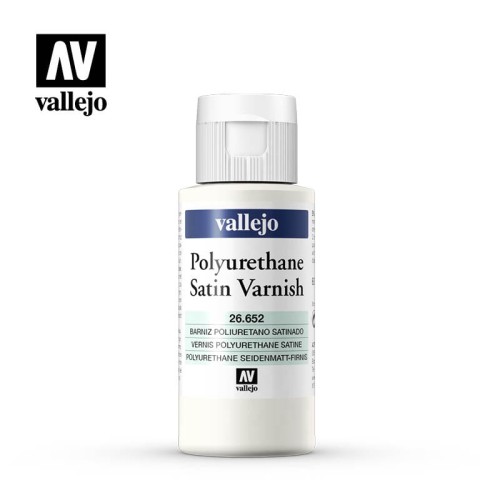 Lakier bezbarwny poliuretanowy satynowy 60 ml, Vallejo 26652