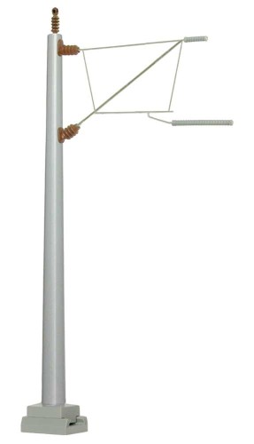 Słup trakcyjny betonowy 1-ram. krótki, skala H0, Viessmann 4108