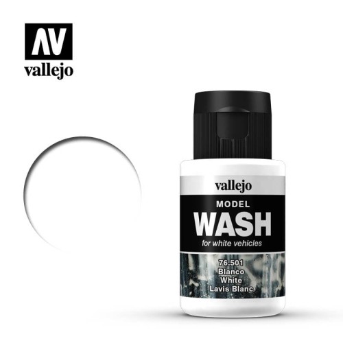 Farba akrylowa Model Wash - White - 35 ml, Vallejo 76501