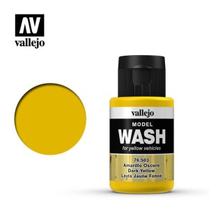Farba akrylowa Model Wash - ciemny żółty - 35 ml, Vallejo 76503