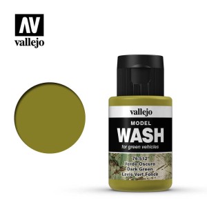 Farba akrylowa Model Wash - Ciemna zieleń - 35 ml, Vallejo 76512