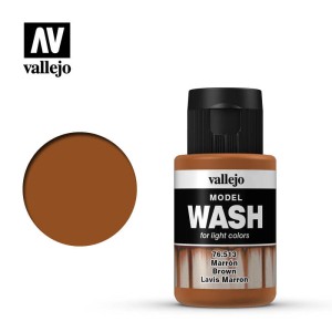 Farba akrylowa Model Wash - Brąz - 35 ml, Vallejo 76513