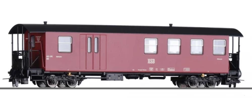 Wąskotorowy wagon bagażowy 4 os. z pomostami HSB, skala H0m, Tillig 13941