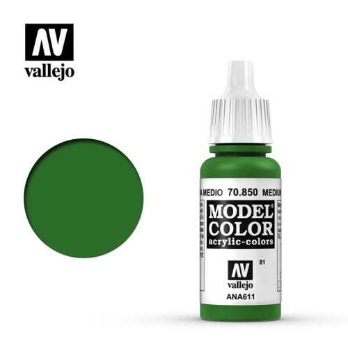 Farba akrylowa Model color 081 Medium olive, 17ml, Vallejo 70850