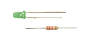 4 x LED zielone Ø 3 mm z opornikami, Viessmann 3552