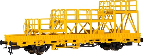 Platforma 2 os. z postami budowlanymi DB ep. VI, H0, Kibri 26262