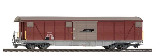 Wagon kryty 4 os. Gak-v 5407 RhB, H0m, BEMO 2278177
